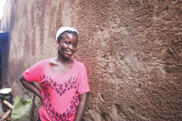 “Because of the School Fee Loan, I am able to go to nursing school… It has brought me to where I am today. If not for that I’d be in a village digging somewhere. Because Mum got this loan we can stay in Kampala and have a better future.” Esther, 20 years old, daughter of Robina